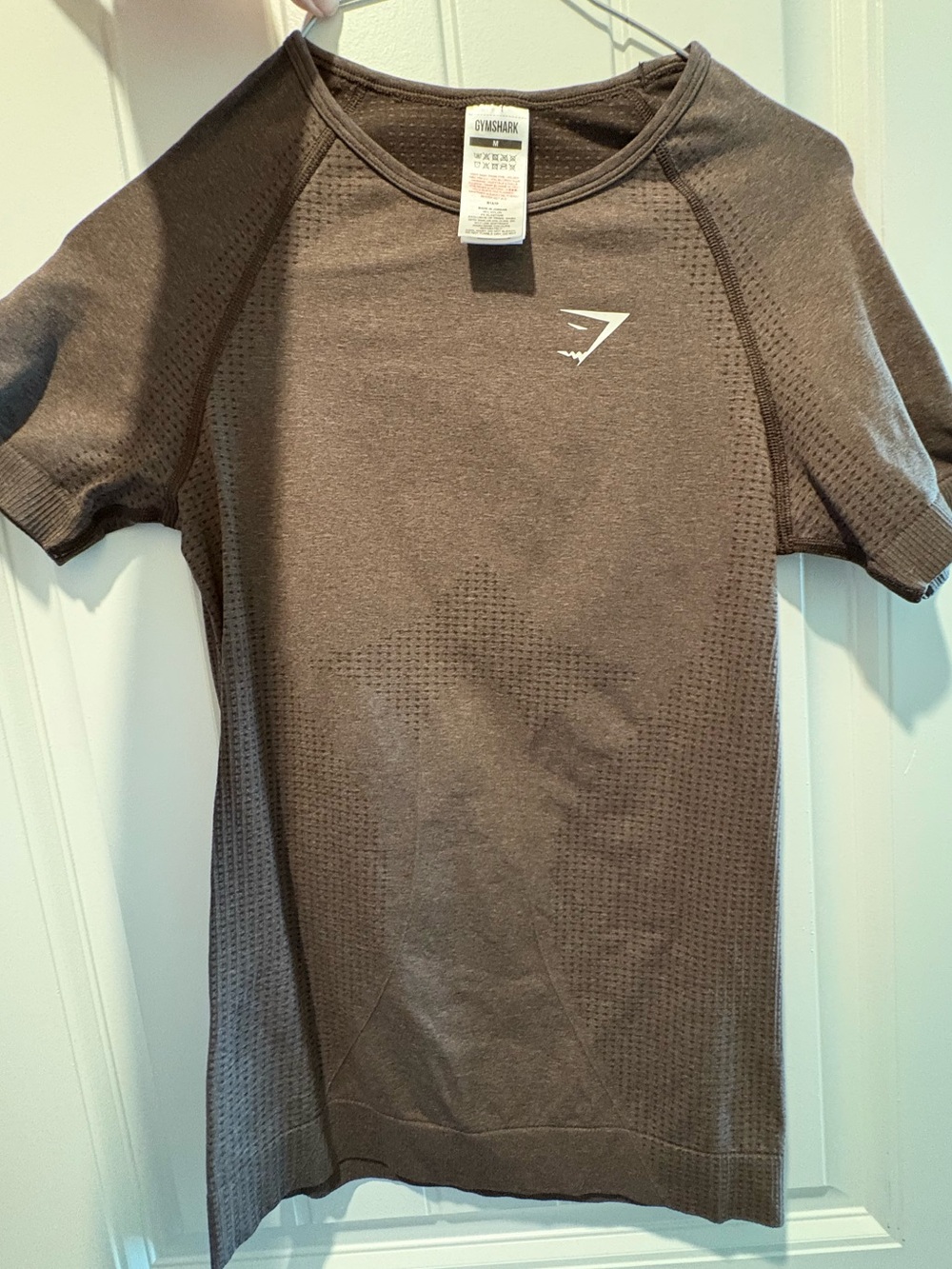Gymshark Women Short Sleeve Seamless Performance Shirt - Brown